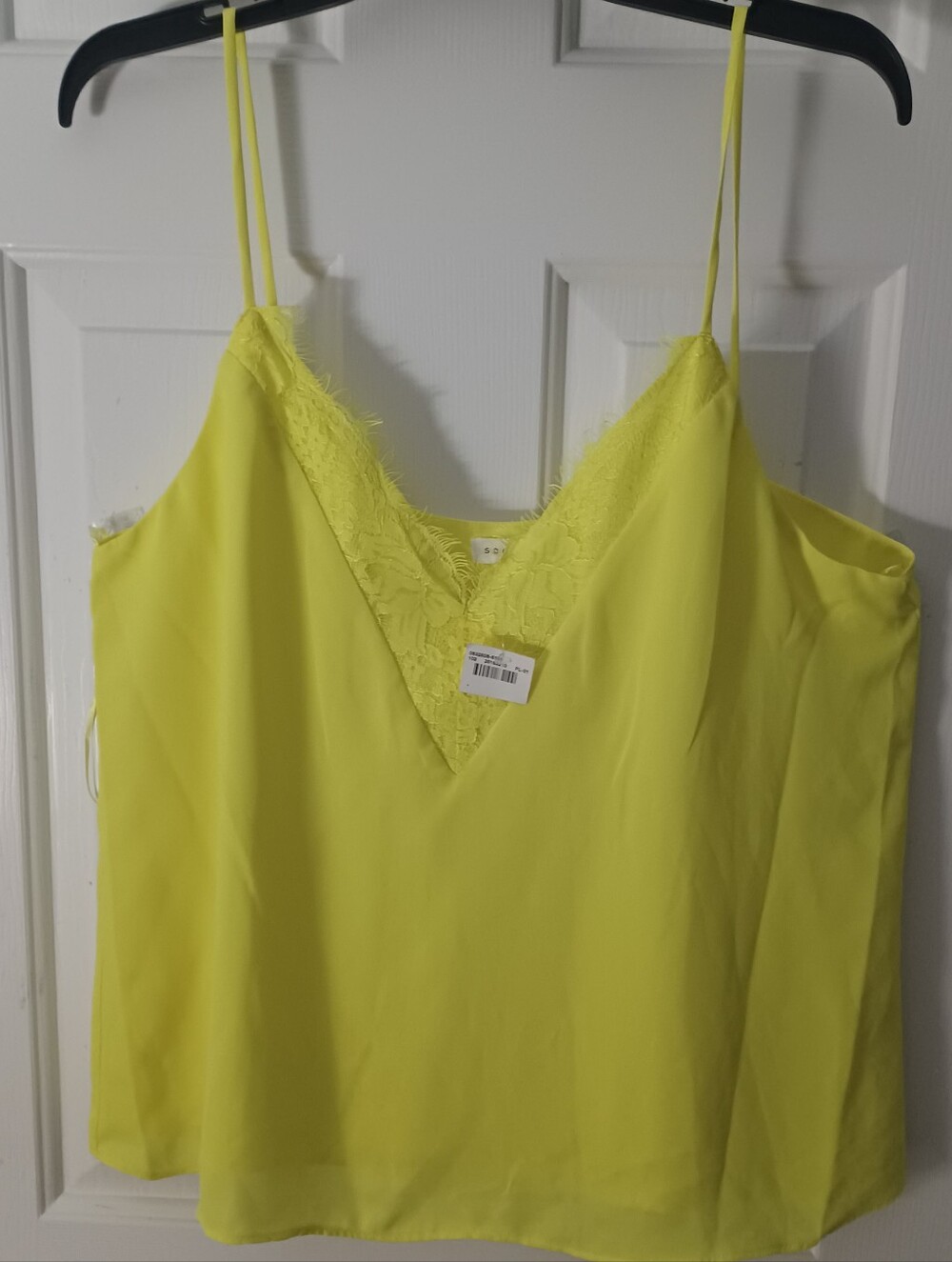 Socialite Neon Yellow Tank Sz XL LAST CHANCE PRICING